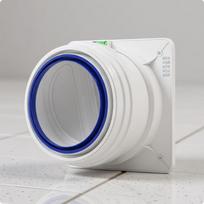 Range Hood Flap Universal Fit Smoke Vent Odor Blocking Exhaust Duct Valve for Wht Abs Kitchen