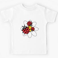Kids Ladybirds Ladybugs - Coccinellidae Beetle - Red And Black Ladybugs - Sweet Kids Gifts Kids T-Shirt 120