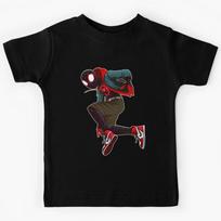 Hot Spiderverse Miles Morales Kids T-Shirt 160