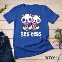 Boba Shirt Women Girls Bes Teas Kawaii Panda Bubble Tea T-Shirt Unisex T-shirt 10 XL
