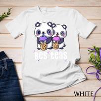 Boba Shirt Women Girls Bes Teas Kawaii Panda Bubble Tea T-Shirt Unisex T-shirt 13 M