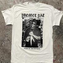 VTG Project Pat Tee Shirt White Unisex Cotton L