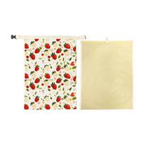 Beeswax Bread Bag for Bread Storage - Reusable Food Wrap with Removable Design One Size