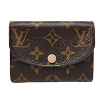[Pre-Owned] Louis Vuitton Rosalie Coin Purse 'Brown Monogram Canvas/Rose Ballerine Pink' - Very Good #T446YA ONE SIZE