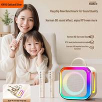 KINYO K89 All-in-One Wireless Karaoke Microphone Speaker (CN version)