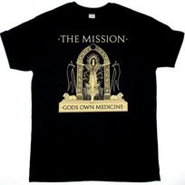 THE MISSION GOD'S OWN MEDICINE Cotton Black T Shirt For Men All Size UR103 XL