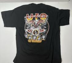 Vintage 80s UFO parking lot t shirt band Short Sleeve All size NZ033 XXXL