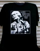 Vtg John Denver Music Star Short Sleeve Cotton Black All Size Shirt CM187 M