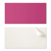 Set of Vinyl Tiles With Decor for Kitchen or Bathroom Color Pink 10X40X20 Cm