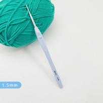 Nėrimo kabliukai su gumine rankena Metalinės mezgimo adatos Trikotažo pynimo amatų siūlai Siuvimo įrankiai Verpalai Mezgimo nėrimo adatos 1,5-6 mm