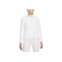 Nike Therma-Fit Victory Half-Zip Golf Soft Comfortable Fleece Long Sleeve Sweatshirt Women sweatshirt White Photon-Grey DA3237-100 S