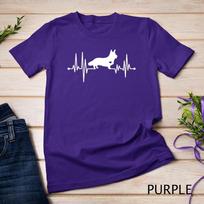 Cardigan Welsh Corgi Heartbeat Dog Lover Owner T-Shirt Unisex T-shirt L