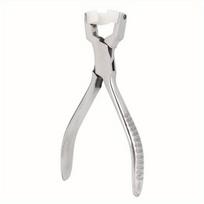 Stainless Steel Eyeglasses Adjust Nose Plier Spectacle Glasses Frame Jewelry Nylon Flat Jaw Ring Plier Repair Tool Accessory. White