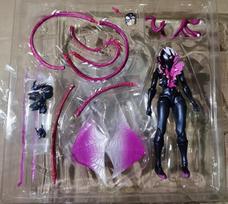 Naujausi Venom Gwen Veiksmo figūrėlės Anime figūrėlė Kaiyodo Amazing Yamaguchi Revoltech Statulėlė Ko Modelis Gk Kolekcija Vaikų žaislas Dovana gray