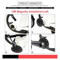 Assistant Speed Sensor Pas System 10 Magnets Electric Bicycle Left Mount