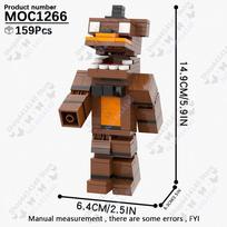 MOOXI FNAF Cartoon Horror Game Movie Restore The Scene Character Building Blocks Set DIY Bricks Adult Model Montessori Kids Toys