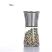 180/200ML Salt and Pepper Shakers Set Stainless Steel Salt Pepper Mill Manual Spice Pepper Grinder Mill Set 180ml