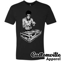 DJ Lee Bruce Inspired Funny Kung Fu Movie Graphic Tee S