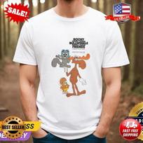 Lovely Rocky And Bullwinkle 86 Shirt Rocky And Bullwinkle 80s T-Shirt S-5XL S