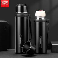 Fuguang FGZ2009 1000ml Black Stainless Steel Flip Lid Insulated Bottle