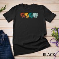Bassist Musician Bass Player Guitar Pick Retro Bass Unisex T-shirt 1 S