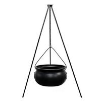 Halloween Witches Cauldron on Tripod with Lights 51 Inch Indoor Outdoor Decorative Candy Container and Spooky Accent China Mainland