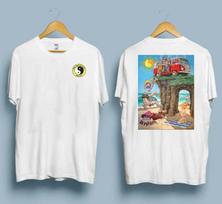 Nauja!!T&C Surf Challenge Retro 80s Dizaino Marškinėliai 3XL