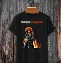 Hot August by Night Neil Diamond T-Shirt Crunchy Granola Suite Cracklin' Rosie S