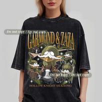 Vintage Wash Garmond and Zaza Hollow Knight Shirt Gaming Shirt Gothic Artwork Never Lose Hope Shirt Hornet Shirt 3XL