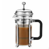 Stūmoklinis kavos aparatas Daugkartinis filtras Stiklinis virimo indas Atsparus rūdijimui Silver 850ML gray