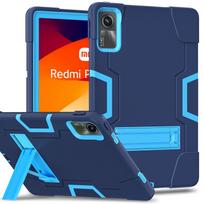 Heavy Duty Rugged Case for Xiaomi Redmi Pad SE 11 Inch 2023 Protective Tablet Cover for Redmi Pad SE 11  Built-in Kickstand Redmi pad SE 11inch tamsiai mėlyna spalva