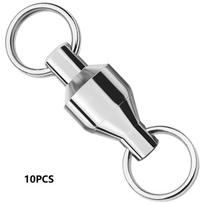 10PCS Double Head and Double Ring Bearings, Rotating Ring, High-speed Rotating Ring Connector, Large Object, Eight Shaped Ring, Strong Tensile Force 2#