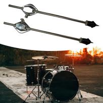 2 Pieces Drum Leg Support Feet Fitting Brackets Floor Tom Feet,Drum Feet,Non Slip long