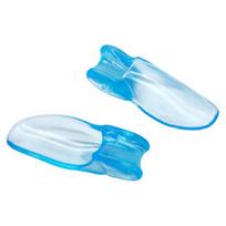 1 Pair Toe Separator Comfortable Straighten Bent Toes Silicone Relieve Pain Foot Fingers Protector for Adult 2