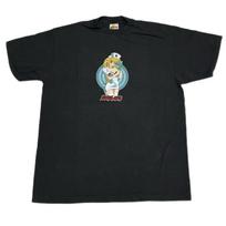 VTG Hook Ups Nurse Daisy Pinup Skateboard 90s XL Single Stitch REPRINT Unisex T-Shirt M