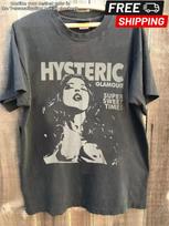 Hysteric Glamour 90-ųjų Retro Stiliaus Anglies Spalvos Pakartotinio Spausdinimo Marškinėliai Vyrams Moterims S-5XL M black