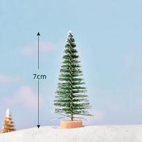10 vnt. Mini Kalėdinė Eglutė Pušis PASIDARYK PATS Kalėdinės Dekoracijos Namams Stalui Navidad Kalėdų Papuošimai Naujųjų Metų Dekoracijos Vaikų Dovana 10pcs žalia