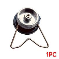 Butane Adapter With Bracket Outdoor Butane Gas Conversion Joint Camping Stove Adapter Screw Valve Output Nozzle Bottle Adapter