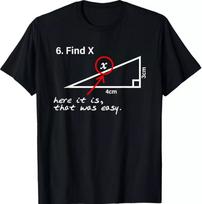 Find X Math Joke T-Shirt | Funny STEM Nerd Tee | Teacher  Student Graphic Shirt XXXL