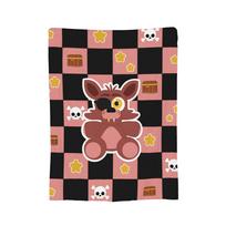 FNAF At Freddys Blankets Flannel Print Multifunction Soft Throw Blankets for Bedding Outdoor Bedspread Size: 75*100cm, Weight: 230 GSM