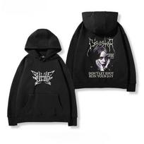 2026 New Billie Eilish Hooded Sweatshirt for Both Men and Women A Fleece American Casual Hooded Soft Cotton Sweatshirt Loose Cozy and Versatile 4XL