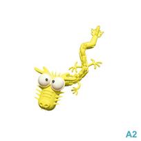 3D Printed Stupid Joints Articulated Dragon Sculpture Flexible Toy Craft Unique Creative Decoration for Bookcase Display A2