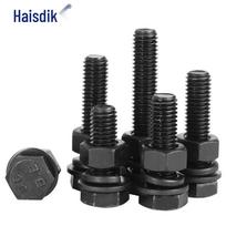 Haisidike M12x100 Blackened Hex Bolt 4-Piece Combination Set