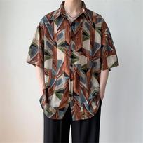 Summer seaside vacation shirt, men's all-match shirt 4XL