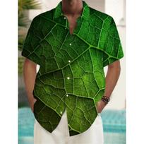 Hawaiian Surfing Men's Shirt 3D Printed Casual Fashion Short Sleeve Shirt Collar Button Top Super Large Clothing 5XL