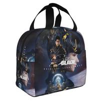 Korean Action Adventure Game Stellar Blade Insulated Lunch Bags for Resuable Thermal Cooler Food Lunch Box Outdoor Camping One Size