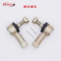 M12-M12 Tie Rod Ends Kit For DS Golf Cart 102288301 10601 ATV Honda FourTrax TRX300 Yamaha YFM350 450 Shineray 250cc stxe BJ-051-12