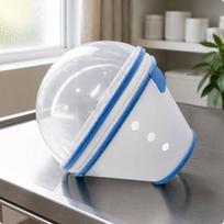 Anti Lick Dog Cone Canine Lightweight for Small Dogs, Cat Blue S Blue S