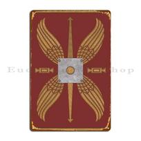 The Roman Legionary Shield Metal Sign Wall Plaque Designs Living Room Cinema Plaques Tin Sign Poster 20X30CM