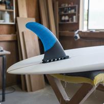 9 Inch Surfboard Fin Lightweight Honeycomb Surfing Sports Gear for Blue mėlyna